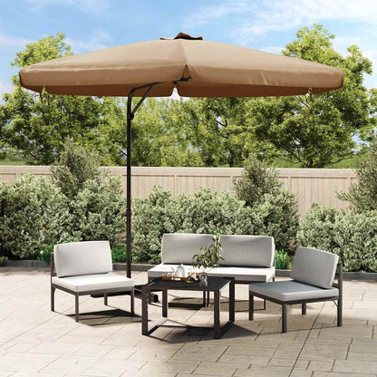 vidaXL Garden Parasol with Steel Pole 300 cm