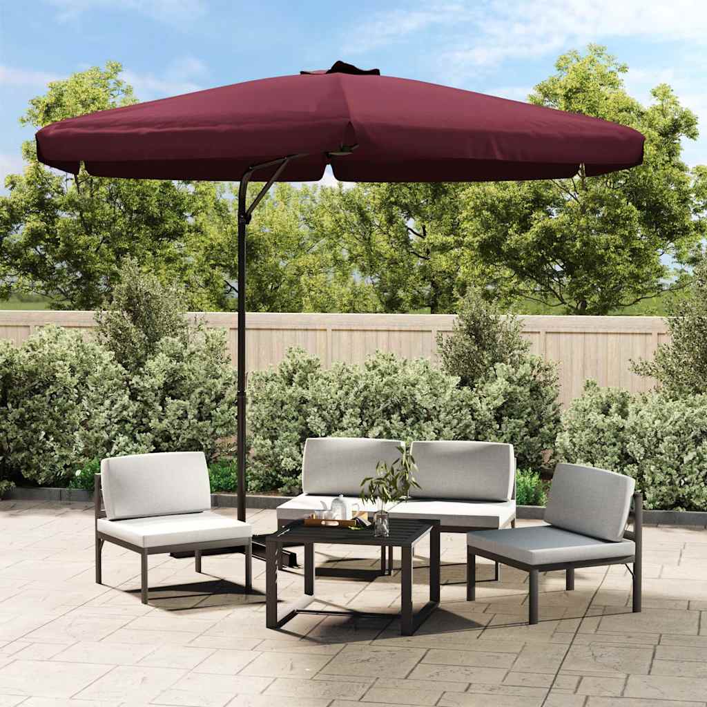 vidaXL Garden Parasol with Steel Pole 300 cm