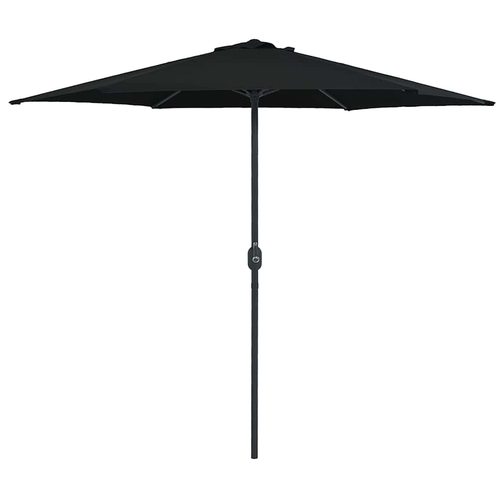 vidaXL Garden Parasol | Black | Aluminium, Steel, Polyester | 270 x 246 cm 1