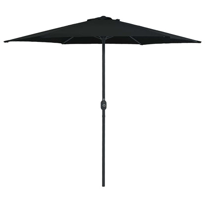 vidaXL Garden Parasol | Black | Aluminium, Steel, Polyester | 270 x 246 cm 1