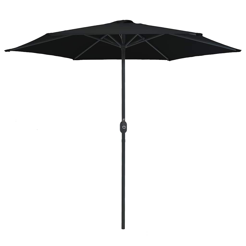 vidaXL Garden Parasol | Black | Aluminium, Steel, Polyester | 270 x 246 cm 2