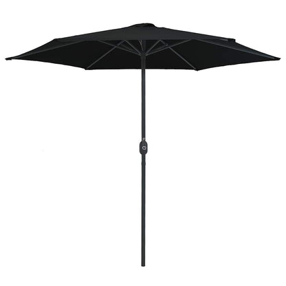 vidaXL Garden Parasol | Black | Aluminium, Steel, Polyester | 270 x 246 cm 2