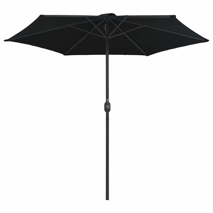 vidaXL Garden Parasol | Black | Aluminium, Steel, Polyester | 270 x 246 cm 3