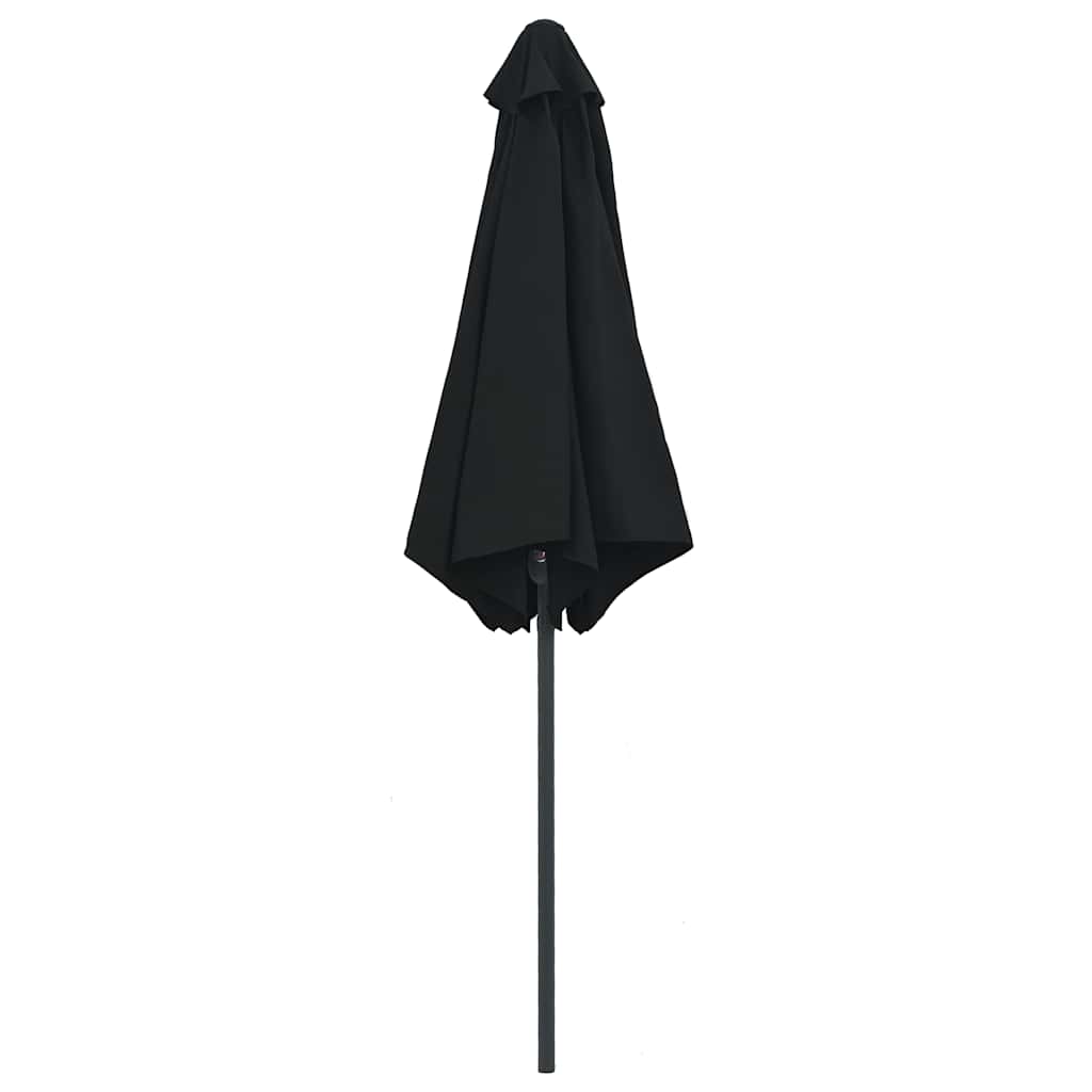 vidaXL Garden Parasol | Black | Aluminium, Steel, Polyester | 270 x 246 cm 4