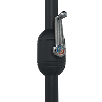 vidaXL Garden Parasol | Black | Aluminium, Steel, Polyester | 270 x 246 cm 6