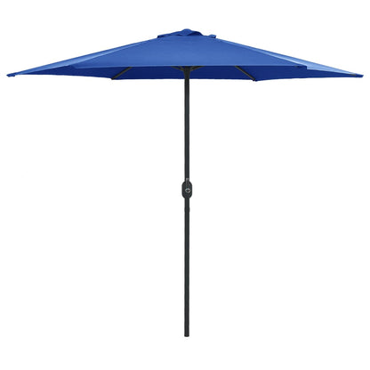 vidaXL Garden Parasol | Azure Blue | Polyester, Aluminium | Large | Foldable 1