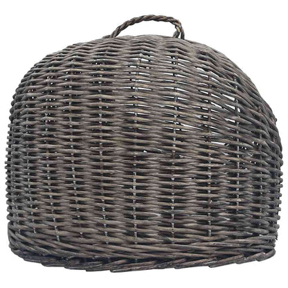 vidaXL Cat Carrier | Grey and black | Natural willow, iron | Medium | Portable 6