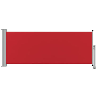 vidaXL Patio Retractable Side Awning 100x300 cm Red 5