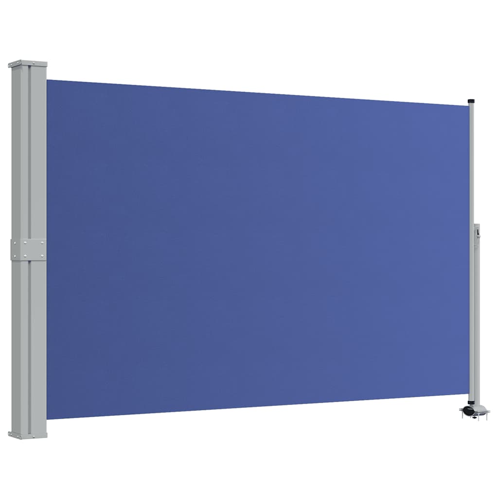 vidaXL Side Awning | Blue | Polyester with PU coating, Iron | 160 cm x 300 cm 2