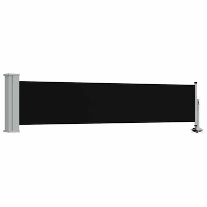 vidaXL Patio Retractable Side Awning 60x300 cm Black 2