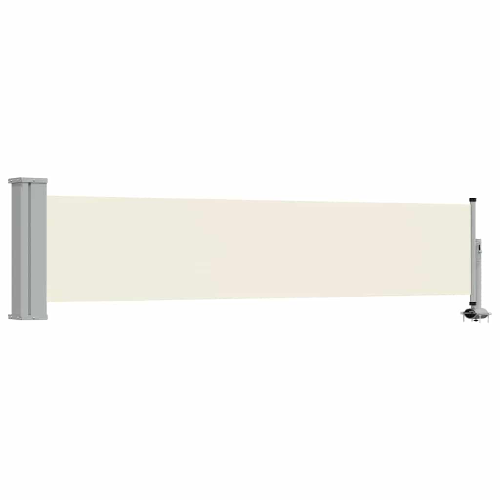 vidaXL Patio Retractable Side Awning 60x300 cm Cream 2