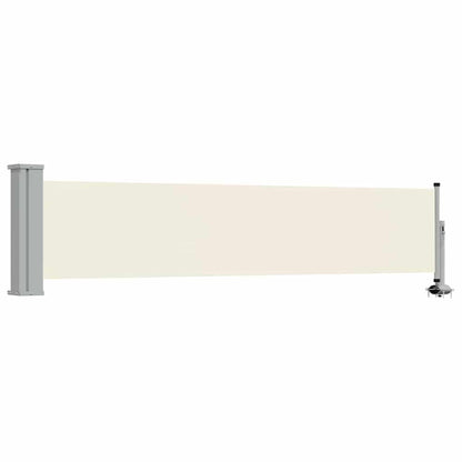vidaXL Patio Retractable Side Awning 60x300 cm Cream 2