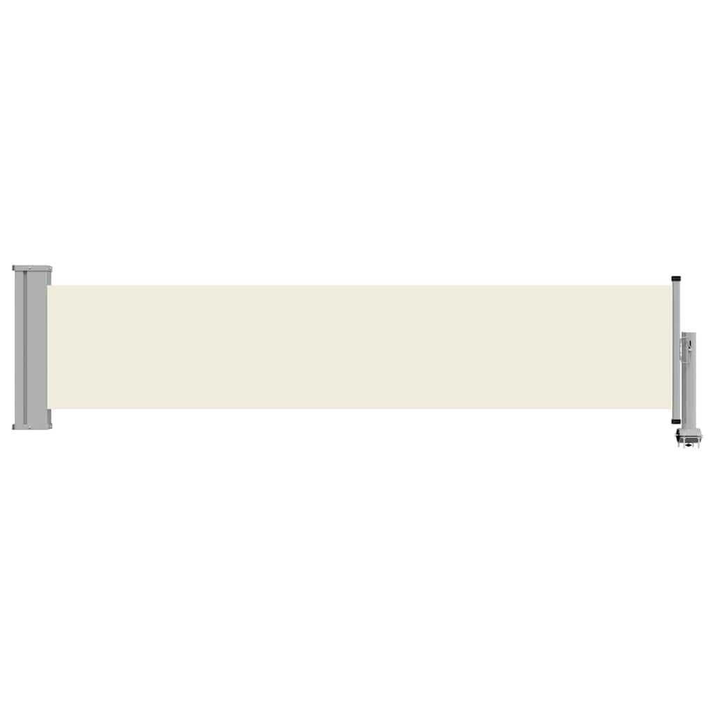 vidaXL Patio Retractable Side Awning 60x300 cm Cream 4