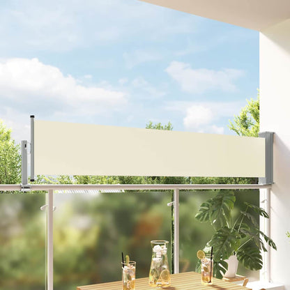 vidaXL Patio Retractable Side Awning 60x300 cm Cream 1
