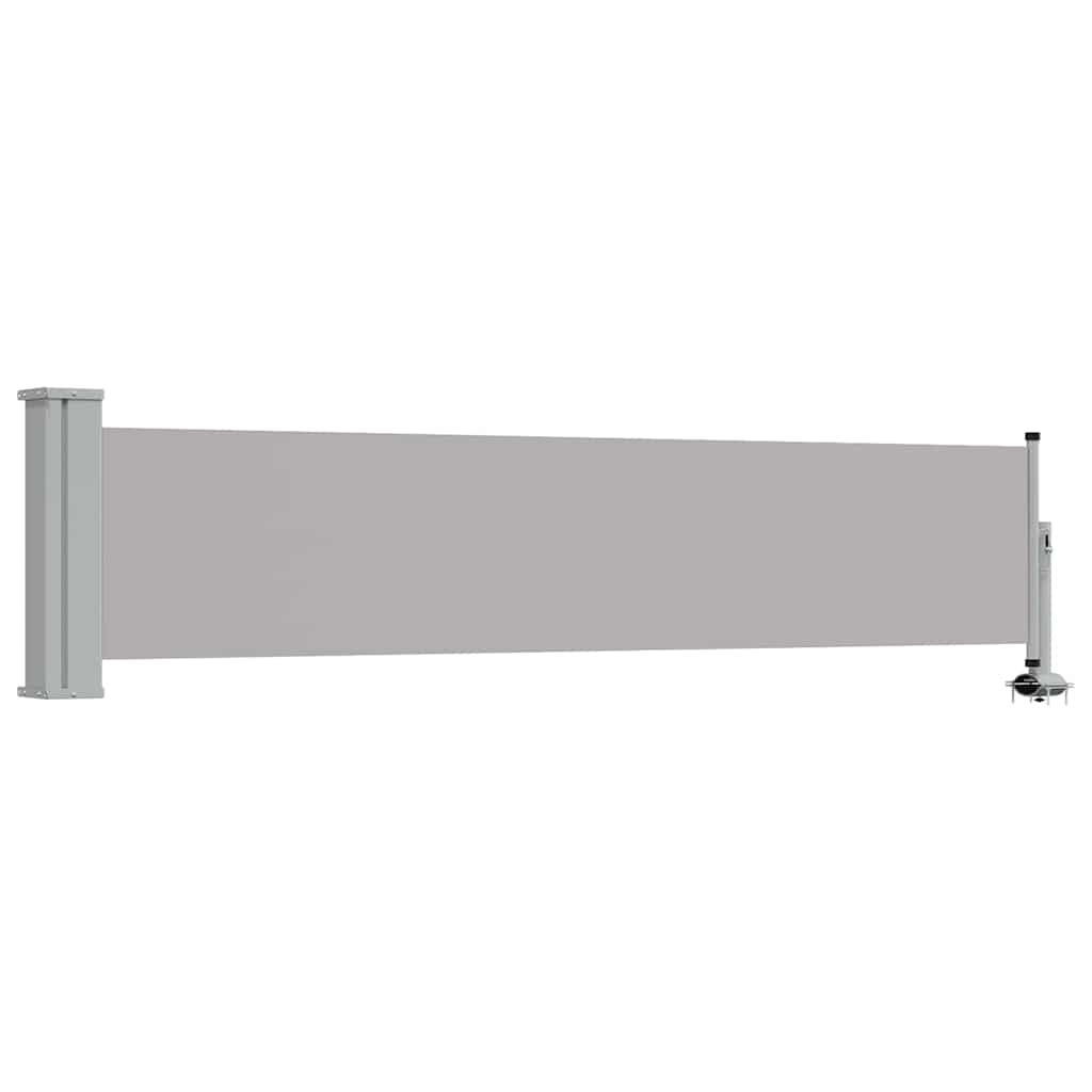 vidaXL Side Awning | Grey | Polyester with PU coating | 60x300 cm 2