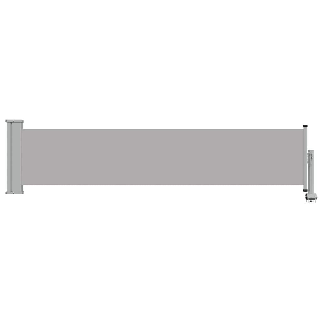 vidaXL Side Awning | Grey | Polyester with PU coating | 60x300 cm 4
