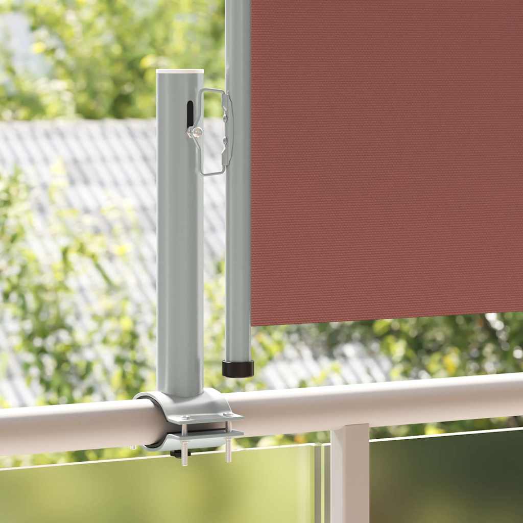 vidaXL Side Awning | Brown and Grey 3