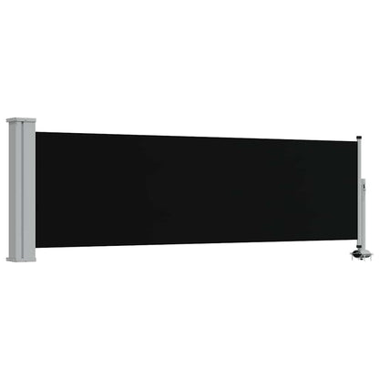 vidaXL Side Awning | Black and Grey | Polyester with PU coating | 80 x 300 cm 2