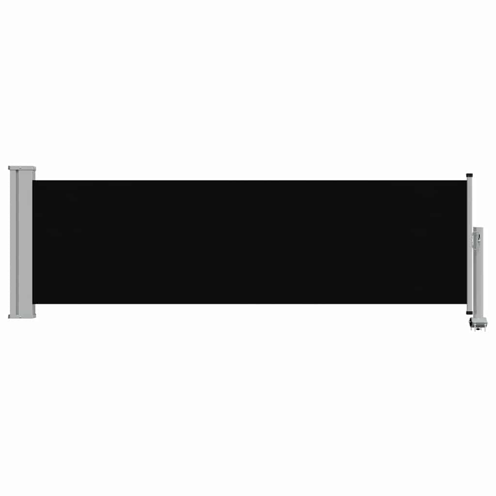 vidaXL Side Awning | Black and Grey | Polyester with PU coating | 80 x 300 cm 3