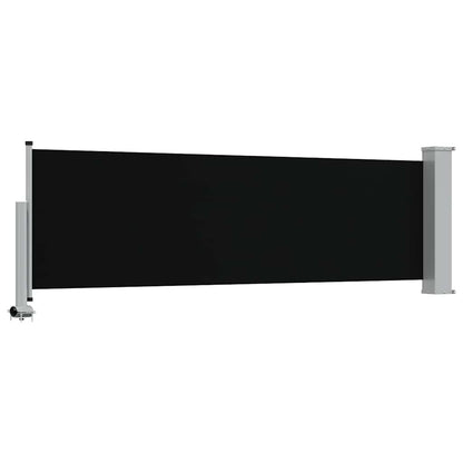 vidaXL Side Awning | Black and Grey | Polyester with PU coating | 80 x 300 cm 6