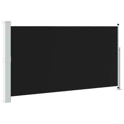 48364 vidaXL Patio Retractable Side Awning 170x300 cm Black 2