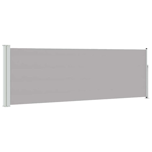 vidaXL Patio Retractable Side Awning 100x314 cm Grey 2
