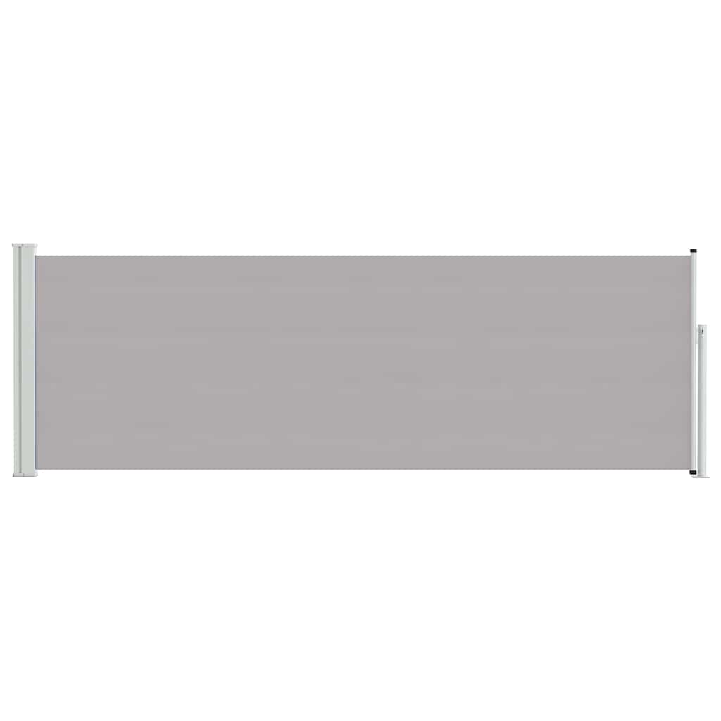 vidaXL Patio Retractable Side Awning 100x314 cm Grey 4