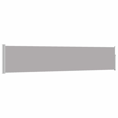 vidaXL Patio Retractable Side Awning 100x514 cm Grey 2