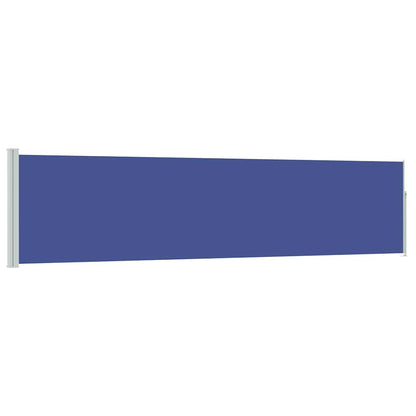 vidaXL Patio Retractable Side Awning 117x514 cm Blue 2