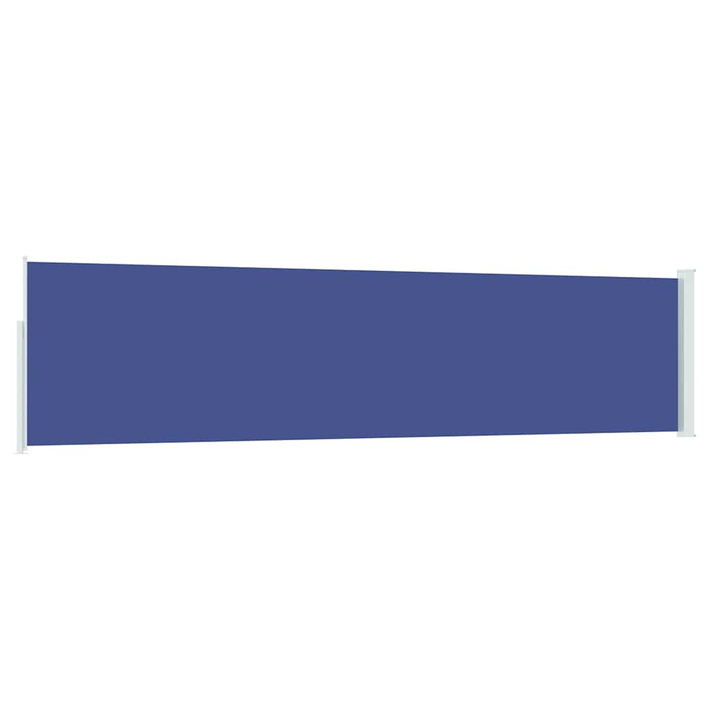 vidaXL Patio Retractable Side Awning 117x514 cm Blue 6