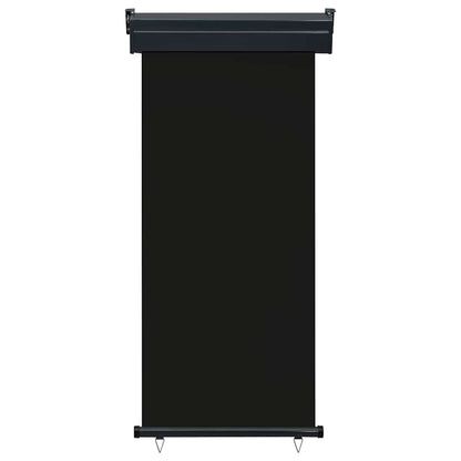 vidaXL Balcony Side Awning 85x250 cm Black 2