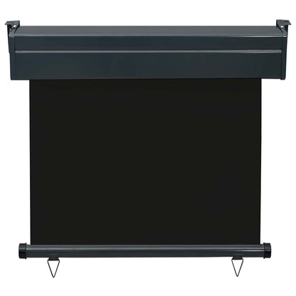 vidaXL Balcony Side Awning 85x250 cm Black 4