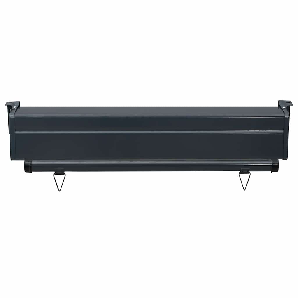 vidaXL Balcony Side Awning 85x250 cm Black 6