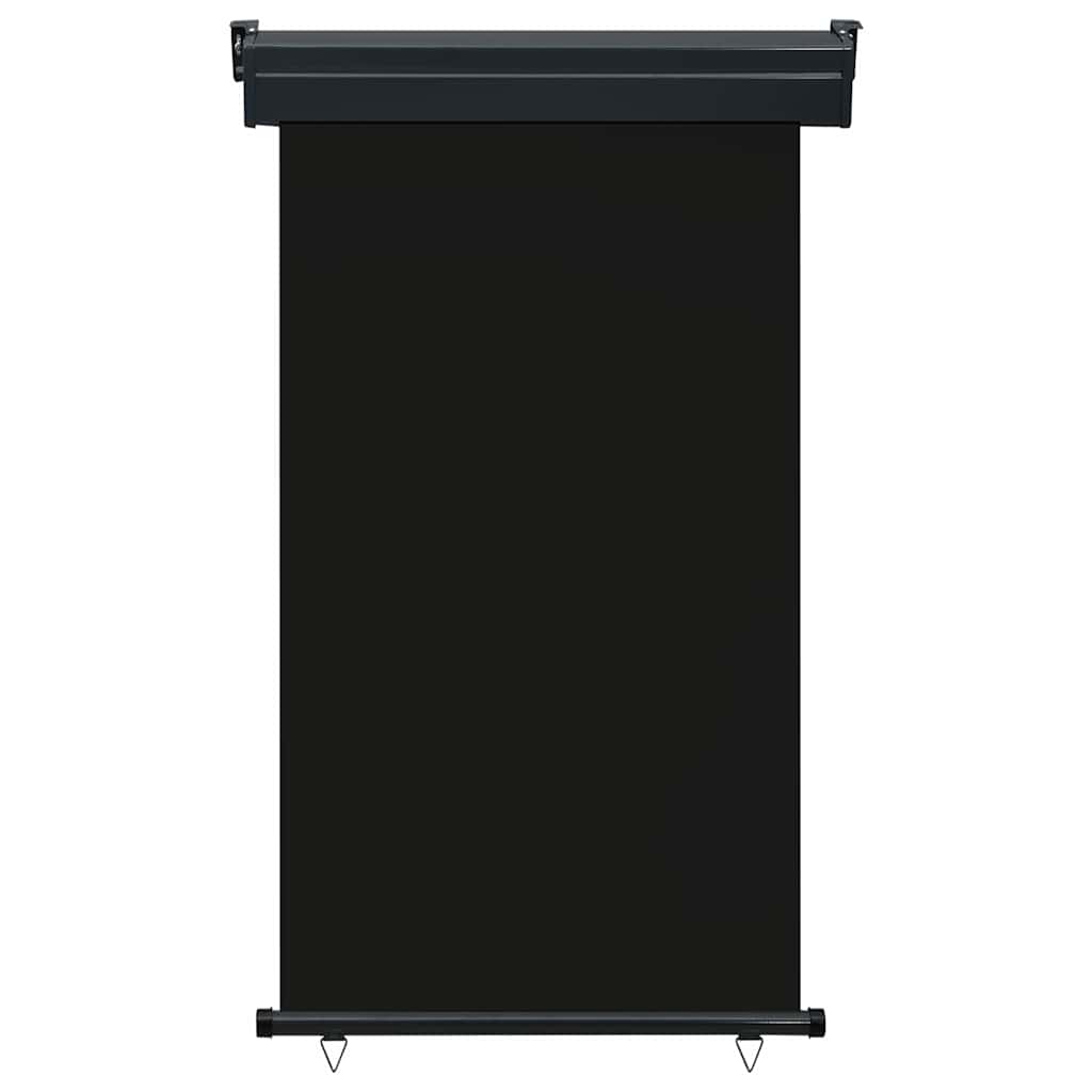 vidaXL Balcony Side Awning | Black | Steel, Aluminium, Polyester | 105x250 cm 2