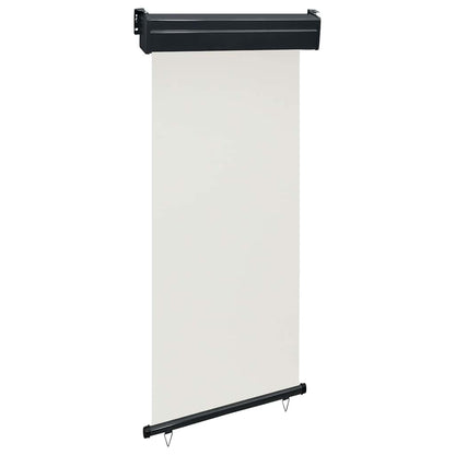 vidaXL Balcony Side Awning | Cream | Steel, Aluminium, 100% Polyester 1
