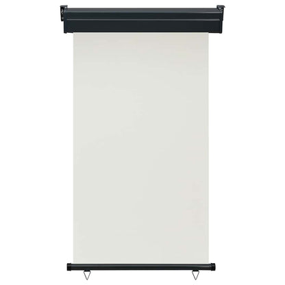 vidaXL Balcony Side Awning | Cream | Steel, Aluminium, 100% Polyester 2