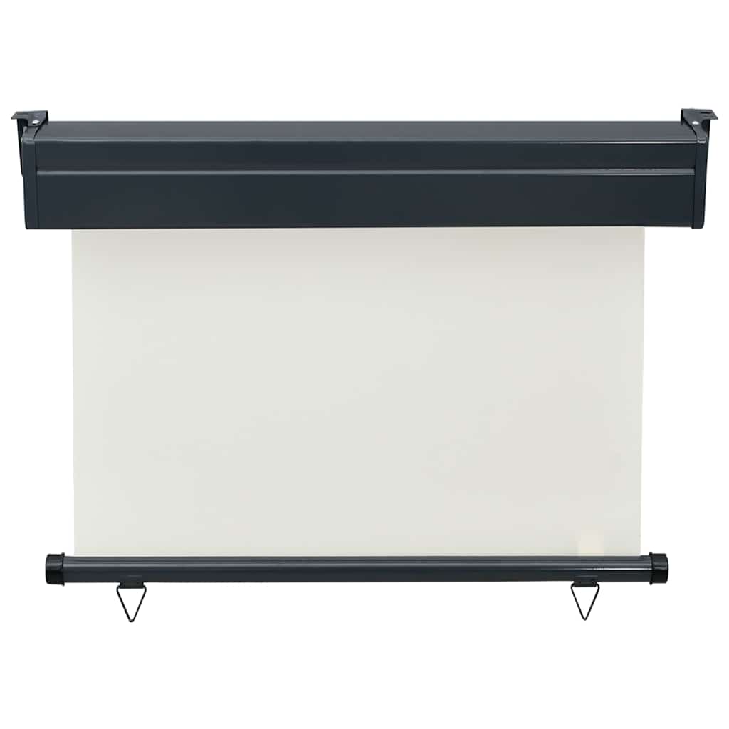 vidaXL Balcony Side Awning | Cream | Steel, Aluminium, 100% Polyester 4