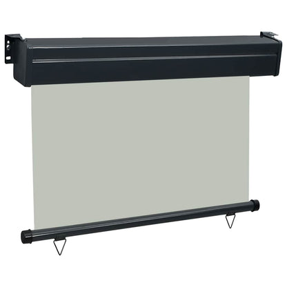 vidaXL Balcony Side Awning 105x250 cm Grey 3