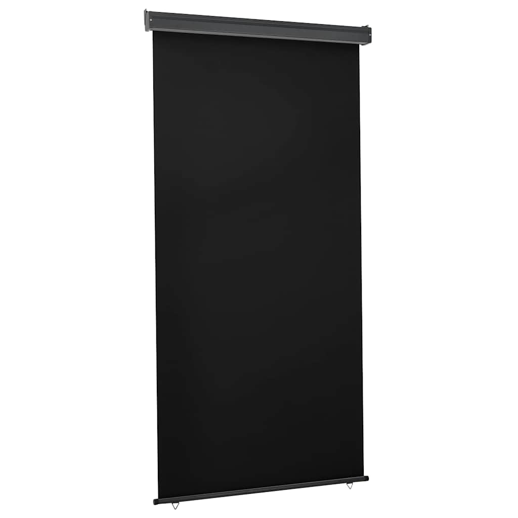 vidaXL Balcony Side Awning 125x250 cm Black 1