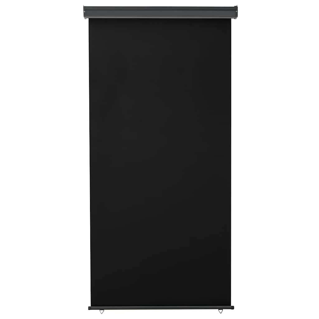 vidaXL Balcony Side Awning 125x250 cm Black 2