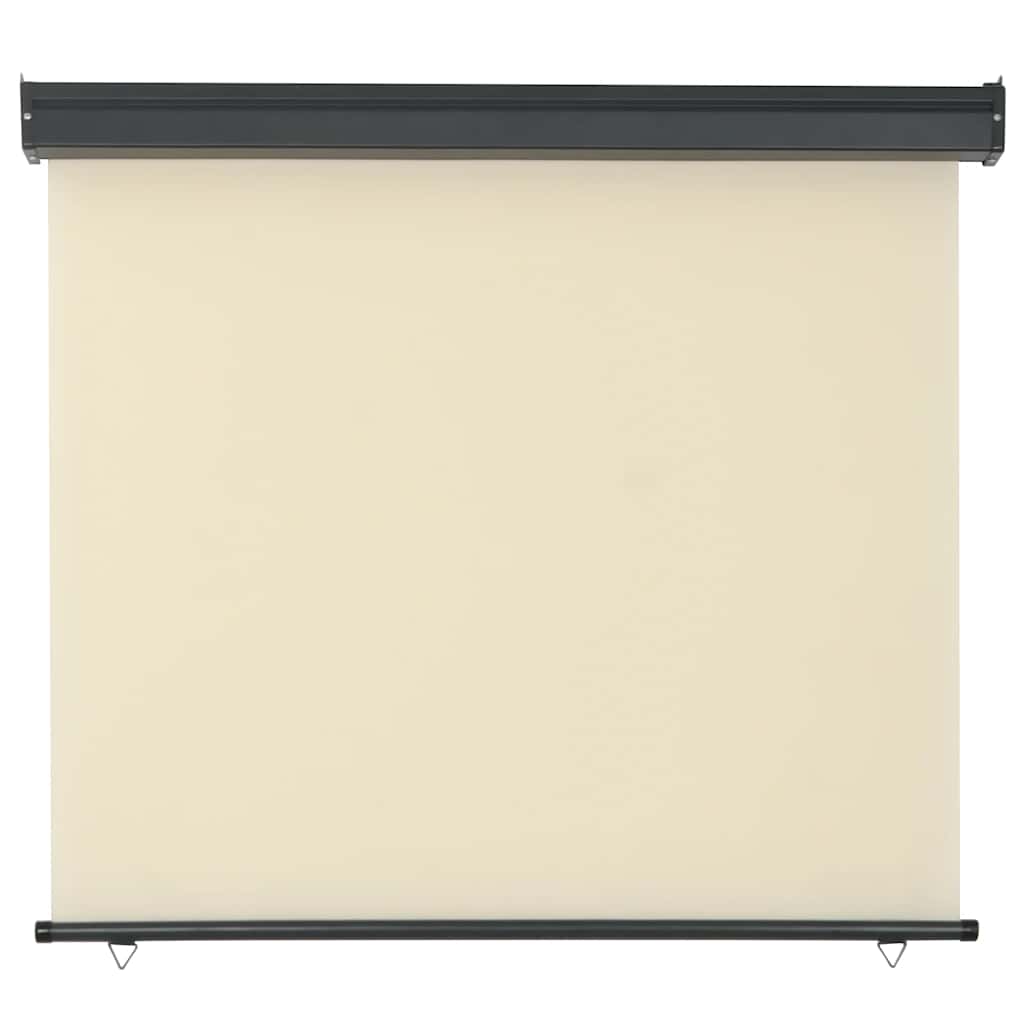 vidaXL Balcony Side Awning 125x250 cm Cream 4