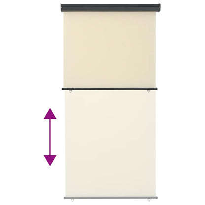 vidaXL Balcony Side Awning 125x250 cm Cream 5