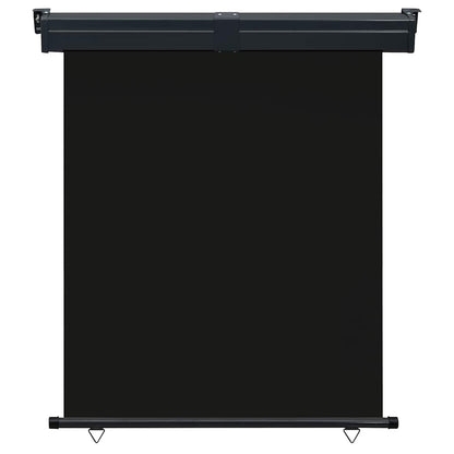 vidaXL Balcony Side Awning 145x250 cm Black 2