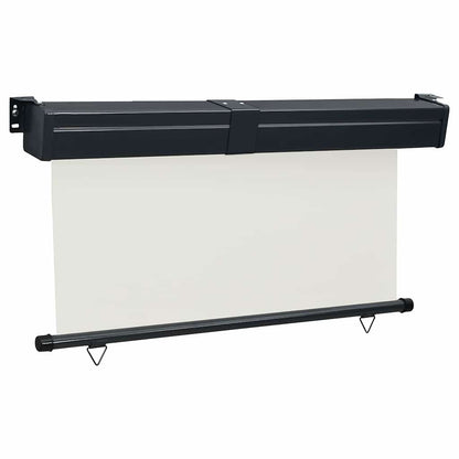 vidaXL Balcony Side Awning 145x250 cm Cream 3