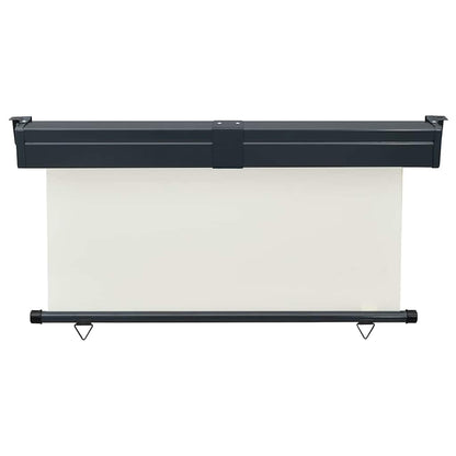 vidaXL Balcony Side Awning 145x250 cm Cream 4