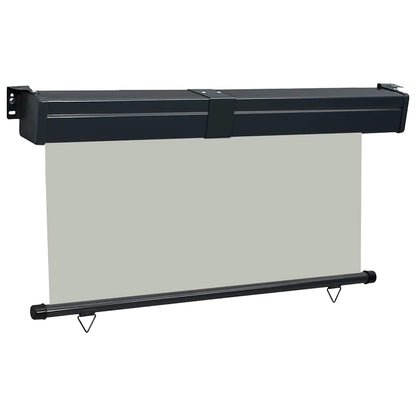 vidaXL Balcony Side Awning 145x250 cm Grey 3