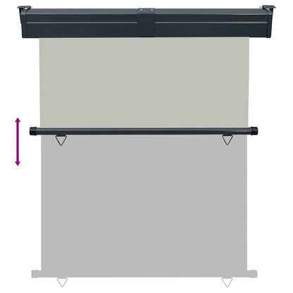 vidaXL Balcony Side Awning 145x250 cm Grey 5
