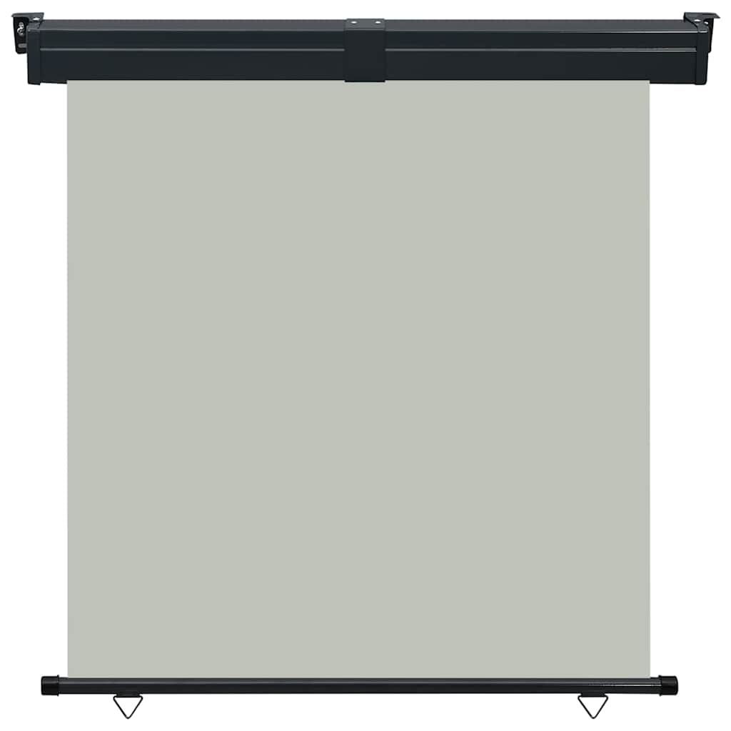 vidaXL Balcony Side Awning | Grey | Polyester fabric, Steel, Aluminium | Medium 2