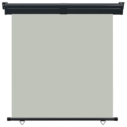 vidaXL Balcony Side Awning | Grey | Polyester fabric, Steel, Aluminium | Medium 2