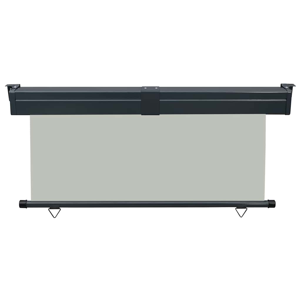 vidaXL Balcony Side Awning | Grey | Polyester fabric, Steel, Aluminium | Medium 4